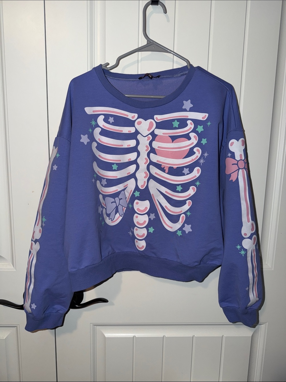 Trickz N’ Treatz Kawaii Skeleton Crewneck Plus Size